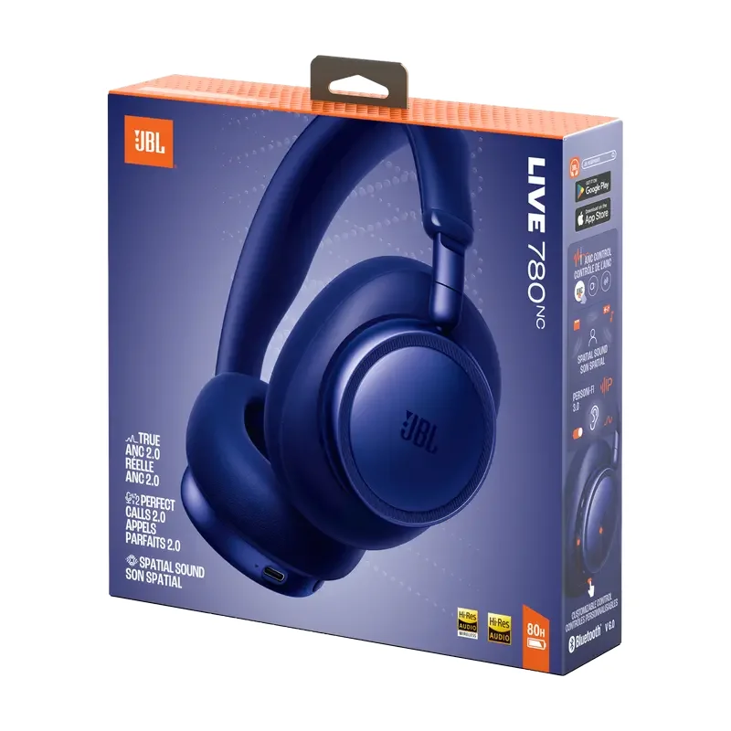 Headphones Bluetooth JBL LIVE780NC, Blue — foto 6
