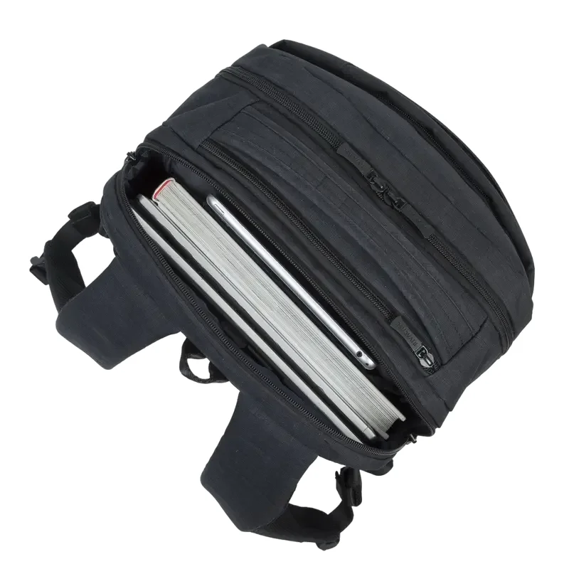 Rucsac pentru Laptop RivaCase Biscayne, 17.3", Poliester, Negru — foto 7