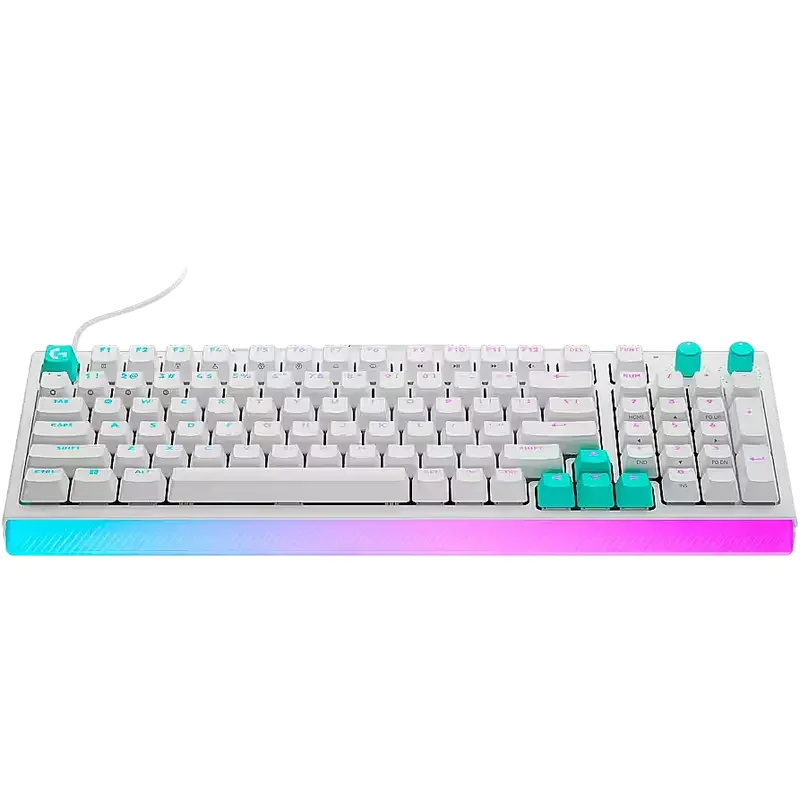 Gaming Keyboard Logitech G512 X 98 Wired, EMEA28i - 935 - Tactile,White — foto 5