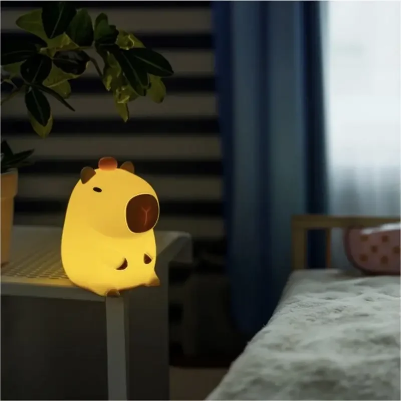 Night Light Forever light Friendly capybara, Brown — foto 3