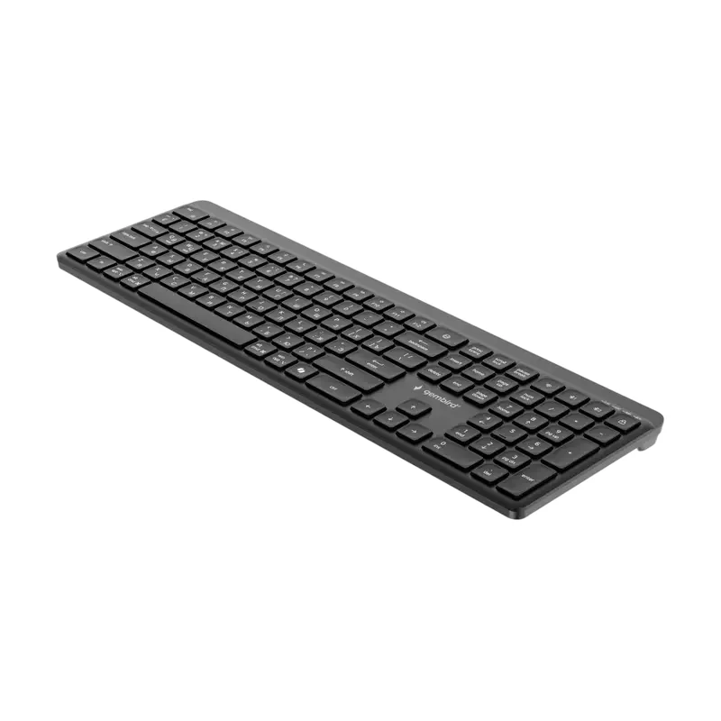 Wireless Keyboard Gembird Slim Pro Business KB-WPS-03-CYRL, Chocolate, 2.4Ghz, EN/RU, Black — foto 6