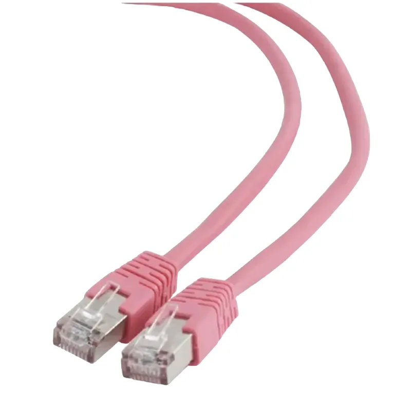 Патч-корд Cablexpert PP6-5M/RO, Cat6 FTP , 5м, Розовый — foto 2