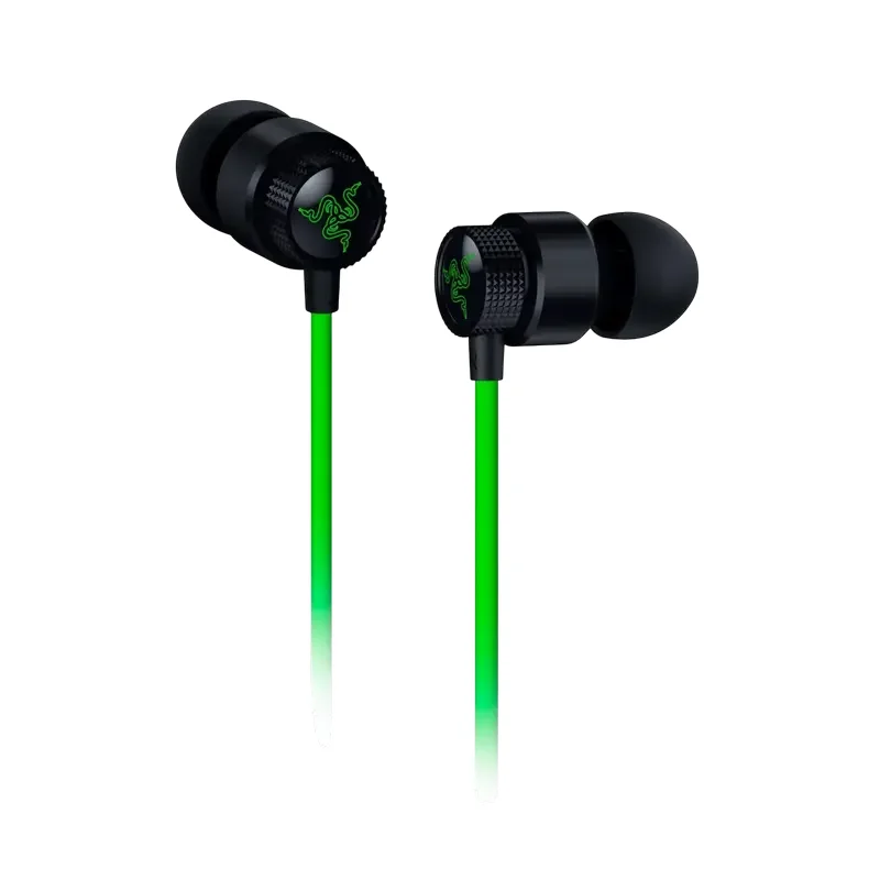 Gaming Headsets Razer Hammerhead V3, Wired Analog, Black | Green — foto 6