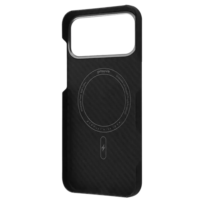 Чехол Proove Carbon Slim with MagSafe для Apple iPhone 17 Pro Max, Чёрный — foto 2