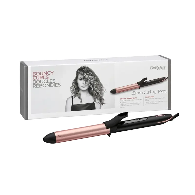 Ondulator de păr BaByliss C451E, Negru | Roz — foto 2