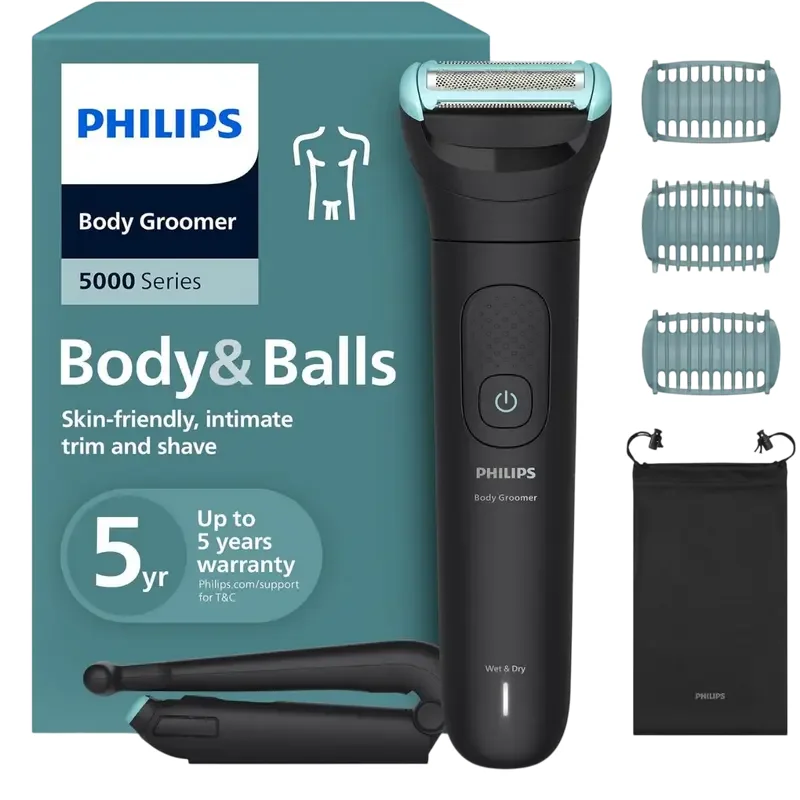 Trimmer pentru bărbați Philips BG5480/15, Negru — foto 3