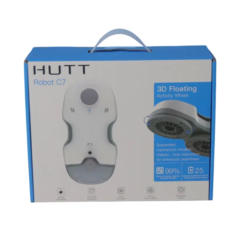 Robot pentru curățarea ferestrelor  HUTT C7, Alb — foto 2