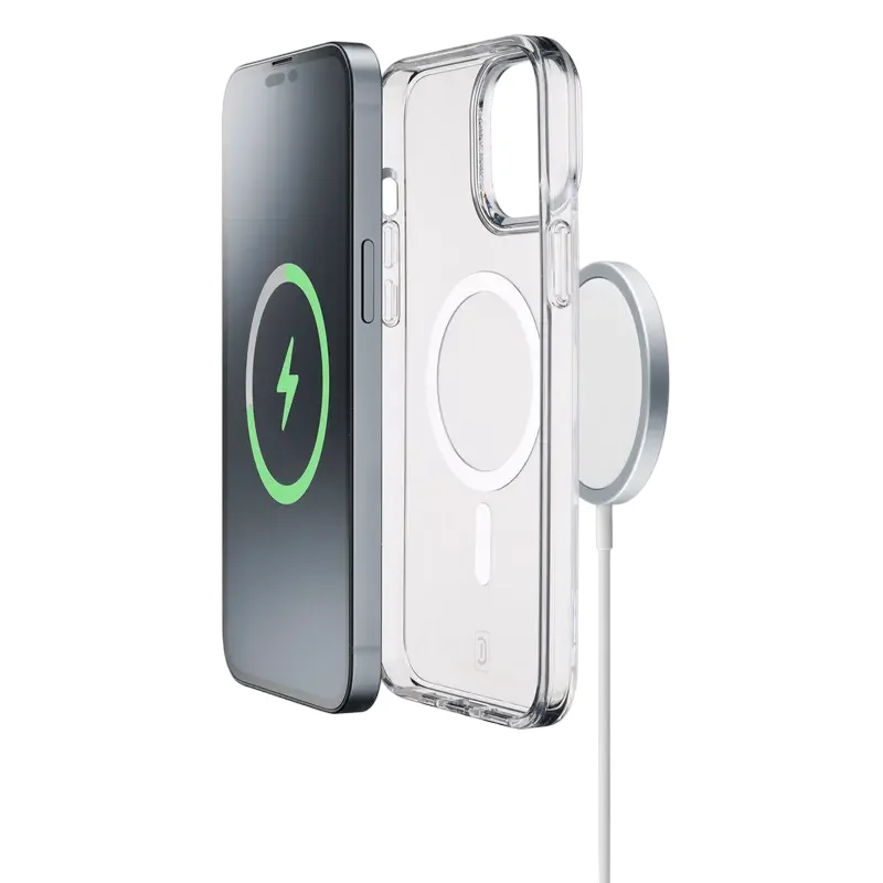 Cellular Apple iPhone 15, Gloss Mag Case, Transparent — foto 3