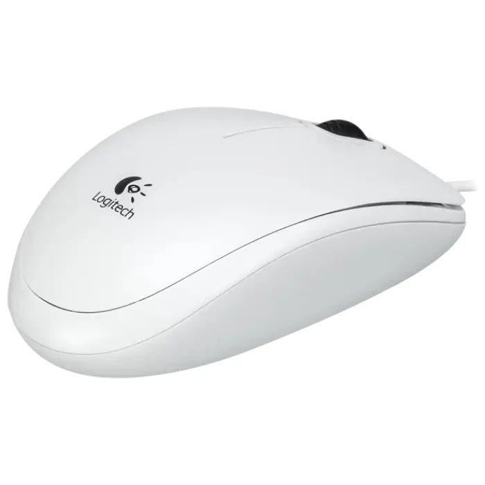 Mouse Logitech B100, Alb — foto 5
