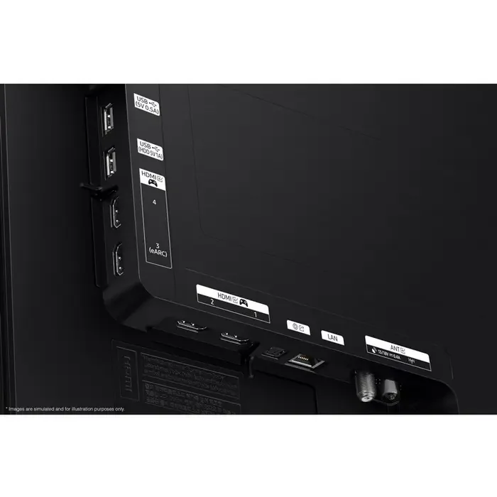 48" OLED SMART TV Samsung QE48S90HAEXUA, 3840x2160 4K UHD, Tizen, Black — foto 3