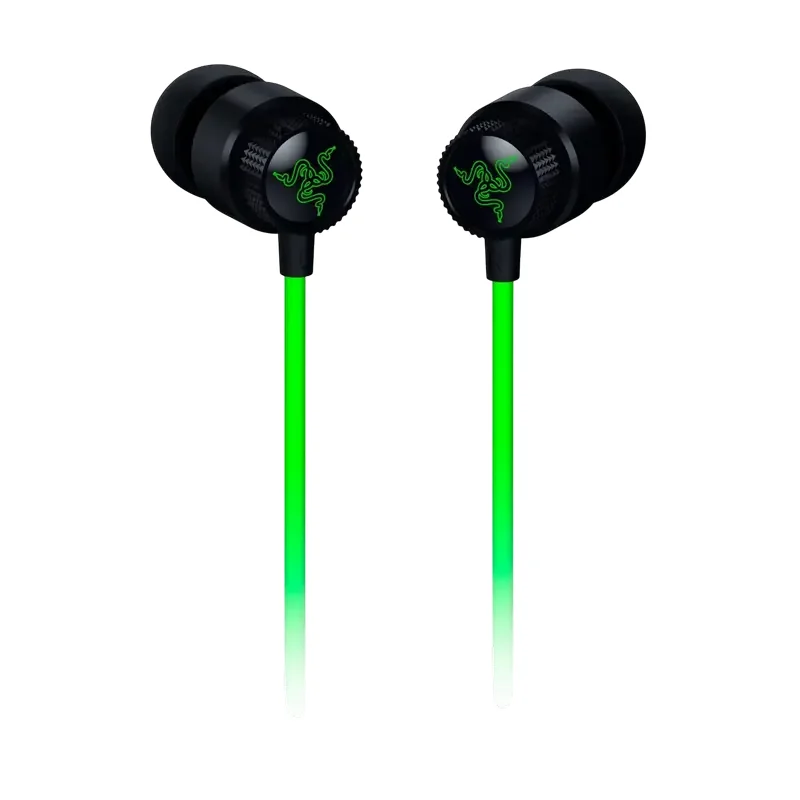 Gaming Headsets Razer Hammerhead V3, Wired Analog, Black | Green — foto 8