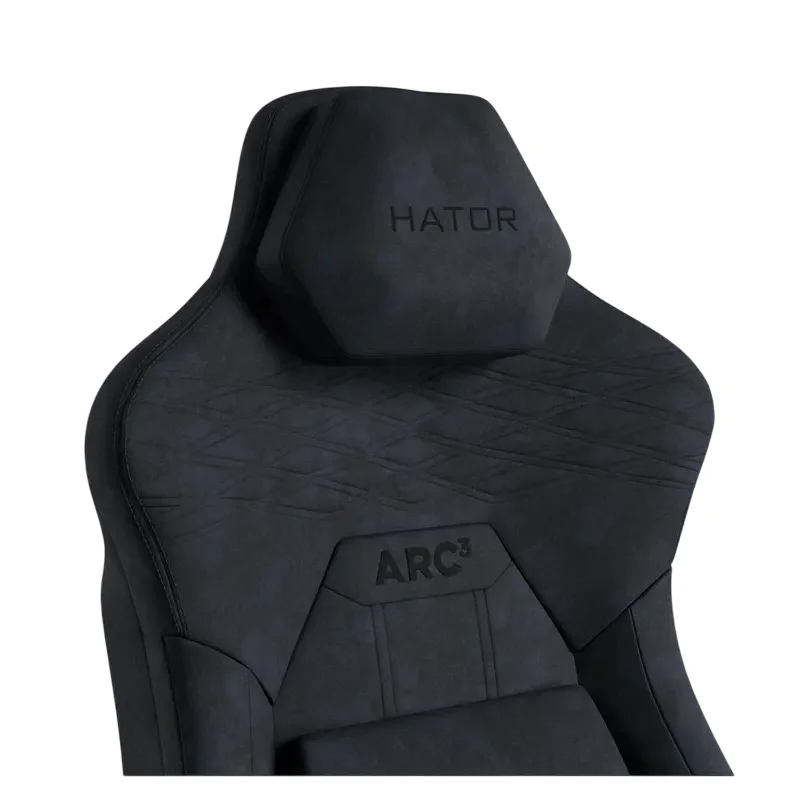 Gaming Chair HATOR Arc 3 XL, Velour, Black — foto 11
