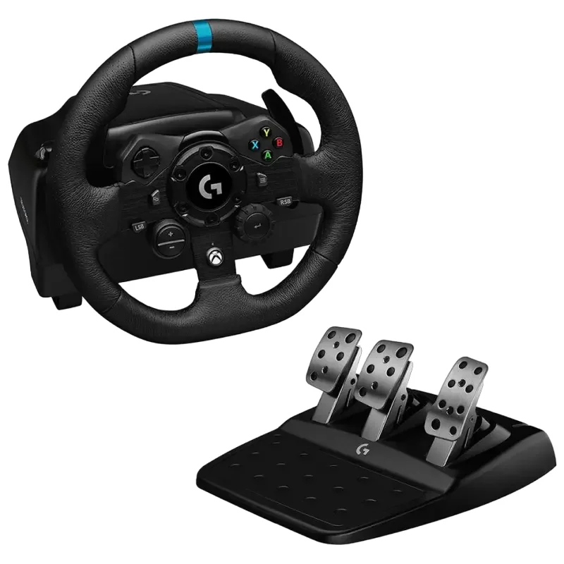Игровой руль Logitech G923, Чёрный — foto 2