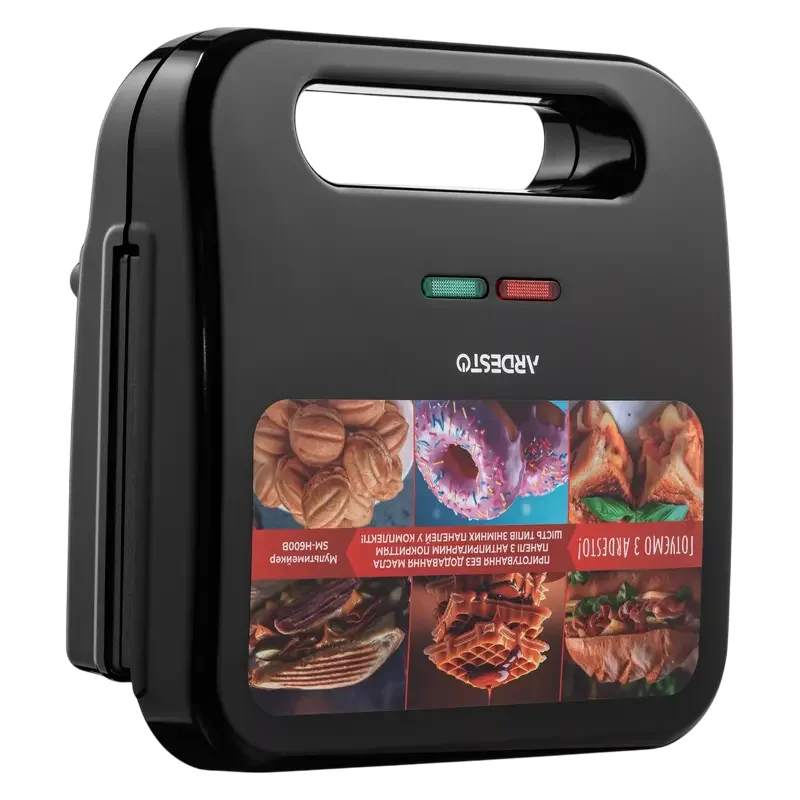 Multifunction Sandwich-Maker Ardesto SM-H600B, Black — foto 7