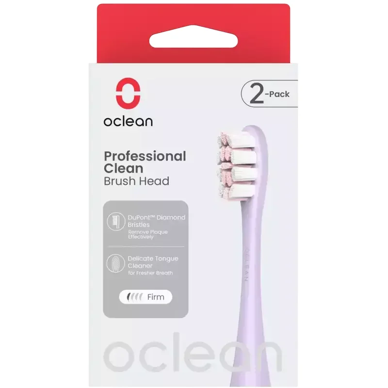 Plaque Control Brush Head Oclean Professional P1C13  P02 2-pk, Purple — foto 3
