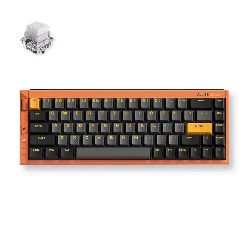 Клавиатура MCHOSE Ace 68 Turbo, Проводное, Galaxy Orange — foto 3
