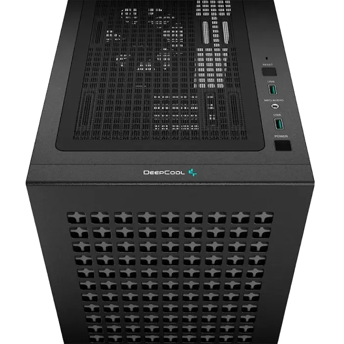 Компьютерный корпус Deepcool CH370, Mini-Tower, Без блока питания, Чёрный — foto 8