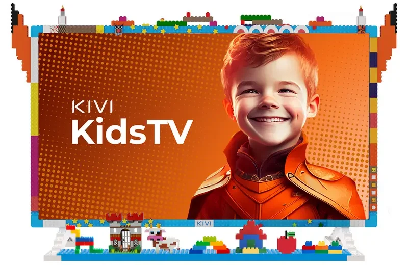 32" LED SMART Телевизор KIVI KidsTV, 1920x1080 FHD, Android TV, Синий — foto 6