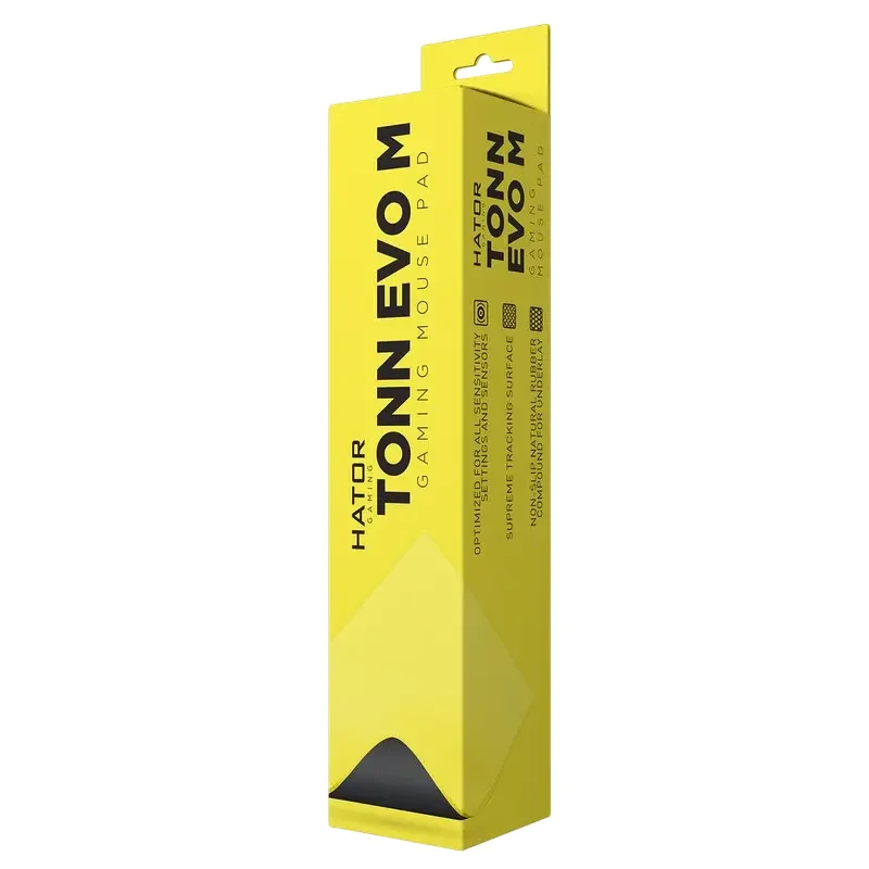 Gaming Mouse Pad HATOR Tonn EVO, Medium, Yellow — foto 4