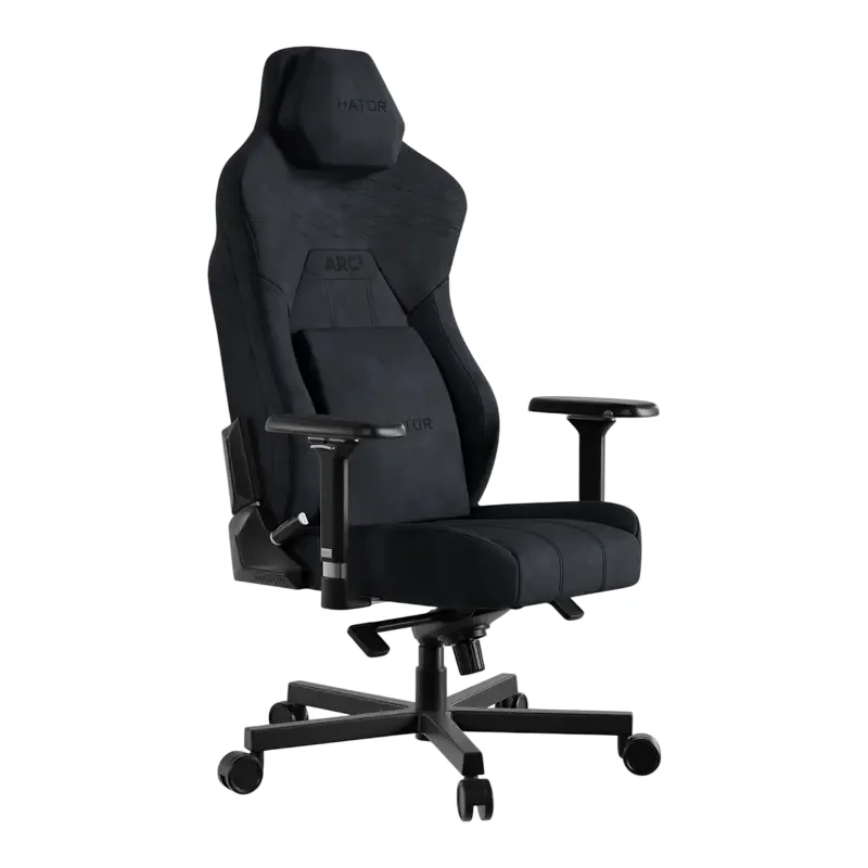 Gaming Chair HATOR Arc 3 XL, Velour, Black — foto 12