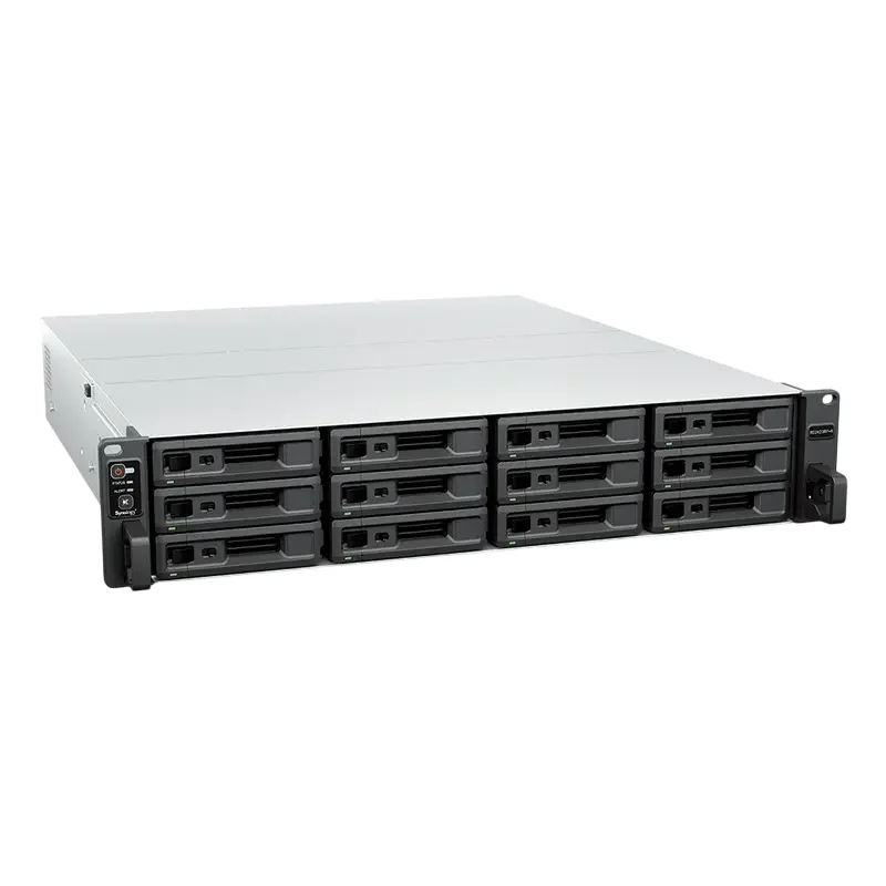 SYNOLOGY "RS2423RP+II",12-bay, 4-core AMD Ryzen 3.35-3.6Ghz, 8Gb*1+1Slot, 1x10GbE, 2x1GbE, PCIe, 2xP — foto 4