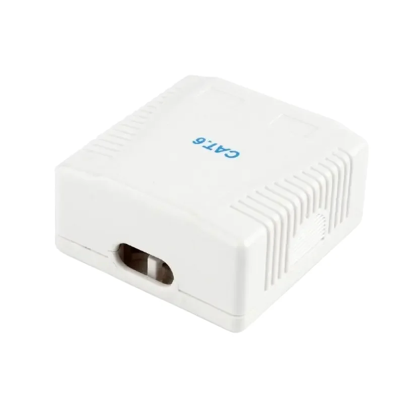 Socket for wall mounting Cablexpert NCAC-2F6-01, White — foto 3