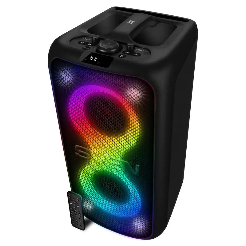 Partybox SVEN "PS-960" 180W, TWS, Bluetooth, FM, USB,LED-display, 6000mA*h, Black — foto 13