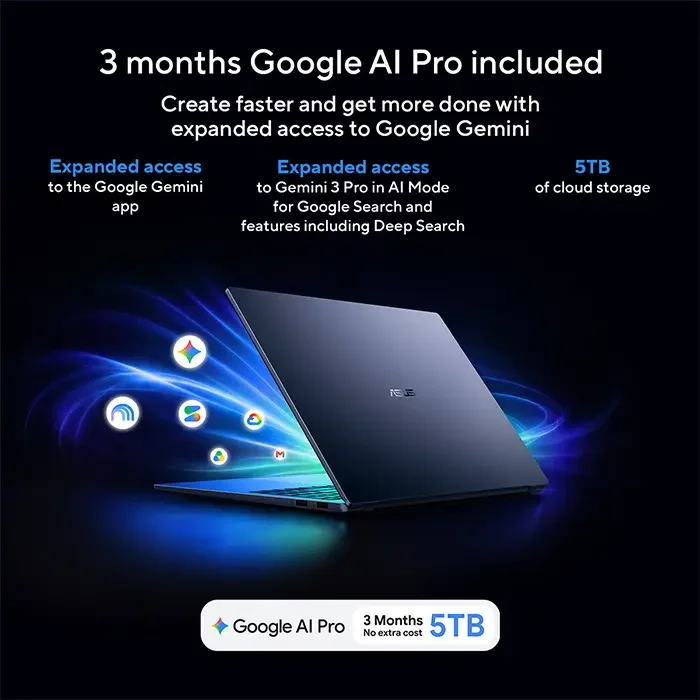 NB ASUS 14.0" Zenbook 14 UX3480AA Blue (Core Ultra 7 355 16Gb 512Gb Win 11) — foto 19