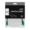 Patch cord Cablexpert PP12-0.25M/G, CAT5e UTP, 0,25m, Verde — foto 3