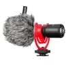Microfon pentru camera Boya BY-MM1+, Cu fir, Negru — foto 2
