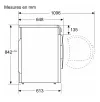 Dryer Bosch WQG245A0FR White — foto 4