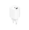 2-port 45 WUSB-C/USB-A fast charger, White, Gembird TA-UC-1A1C-PD45-01-W — foto 4