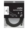 Patch Cord Cat.8  5.0m, Black, PP8-LSZHCU-BK-5M, Cablexpert, Low Smoke Zero Halogen (LSZH) — foto 2