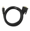 Cable HDMI to DVI  1.8m Cablexpert, male-male, GOLD, 18+1pin single-link, CC-HDMI-DVI-6 — foto 4