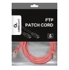 Патч-корд Cablexpert PP6-5M/RO, Cat6 FTP , 5м, Розовый — foto 3