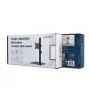 Table/desk stand for  1-monitor Gembird MS-D1ST-03, 17"-32", max.9kg,  VESA: 75x75, 100x100 — foto 3