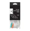 Audio Adapter Cablexpert CCA-417W, 3.5mm 4-pin (M) - 2x 3.5mm 3-pin (F), 0,2m, White — foto 3