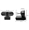 PC Camera A4Tech PK-940HA, 1080P Full HD, Auto Focus, Built-in Microphone, Black — foto 4