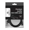 Cable USB, A-plug MINI 5PM, 1.8 m, USB2.0   Premium quality with ferrite core, CCF-USB2-AM5P-6 — foto 4