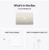 NB Apple MacBook Air 13.6" Z1L3000BR Starlight (M5 16Gb 512Gb) 70W charger — foto 6
