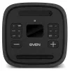 Partybox SVEN "PS-1250" 300W, TWS, IPx4, Bluetooth, FM, USB, microSD, LED-display, 13500mA*h, Black — foto 4