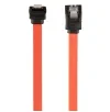 Cable Serial ATA III   10 cm data, 90 degree connector, metal clips, Cablexpert CC-SATAM-DATA90-0.1M — foto 2