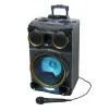 Microfon Karaoke MUSE MC-20 B, Cu fir, Negru — foto 2