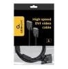 Cable DVI M to DVI M,  3.0m, Cablexpert DVI-D Dual link with ferrite, CC-DVI2-BK-10 — foto 2