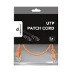 0.25m, Patch Cord  Orange, PP12-0.25M/O, Cat.5E, Cablexpert, molded strain relief 50u" plugs — foto 2
