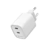 2-port 45 W2xUSB-C fast charger, White, Gembird TA-UC-2C-PD45-01-W — foto 5