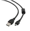Cable USB, A-plug MINI 5PM, 1.8 m, USB2.0   Premium quality with ferrite core, CCF-USB2-AM5P-6 — foto 2