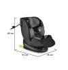 Scaun auto Cangaroo Castor 40-150cm grey 3801005151851 — foto 14
