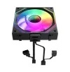 PC Case Fan GAMEMAX FN12A-S3I-R, Reversed, 3xARGB Fan Kit, 120mm, <31.62dB, 49.54CFM, 800-1600RPM, H — foto 4