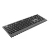 Keyboard Gembird KB-MCH-06-CYRL, Slimline, Chocolate type, 1.8m, USB-A + C, EN/RU, Black — foto 4
